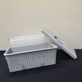 Multiple Fridge Fruit Vegetable  and Bread Basket  Storage Box, Organizer  With LID Locked. 