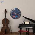 30cm Clocks Non Ticking Hanging Watches Sweep Movement Modern Silent Acrylic Wall Clock for home and hotel Bathroom Bar Ornament. 