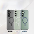 Leweisi Matte Transparent Case for Samsung Galaxy S24 FE Anti-fingerprints PC Hard Back Cover Phone Case. 