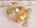 Brass Copper Morten Pestle Pedestal Bowl gift Kitchen Garlic Pugging Pot Herb Mills Mincers Best for gift and decoration purpose. 
