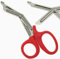 Plastic Handle Stainless Steel Bandage Scissors EMT Paramedic Medical Tool Red, Plastic Handle All Purpose Bandage Scissors Emergency Scissors For EMT Nurses Doctor Medical Nurse Utility Scissor / Universal Scissor - Red. 