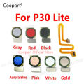 For Huawei P30 Lite Touch ID Fingerprint Sensor Scanner Connector Home Return Button Key Flex Cable. 