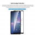 For Sony Xperia 5V 5G 1Pcs Full Screen HD Screen Printing Tempered Film used for Xperia 5 V Full Coverage Scratch Resistant Safety Explosion-proof Full Adhesive Glass Screen Protector. 