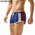 SEOBEAN Shorts Men's Beach Shorts Quick Dry Nylon Fabrics Men Board Shorts Homme Casual Style Loose Joggers Shorts. 