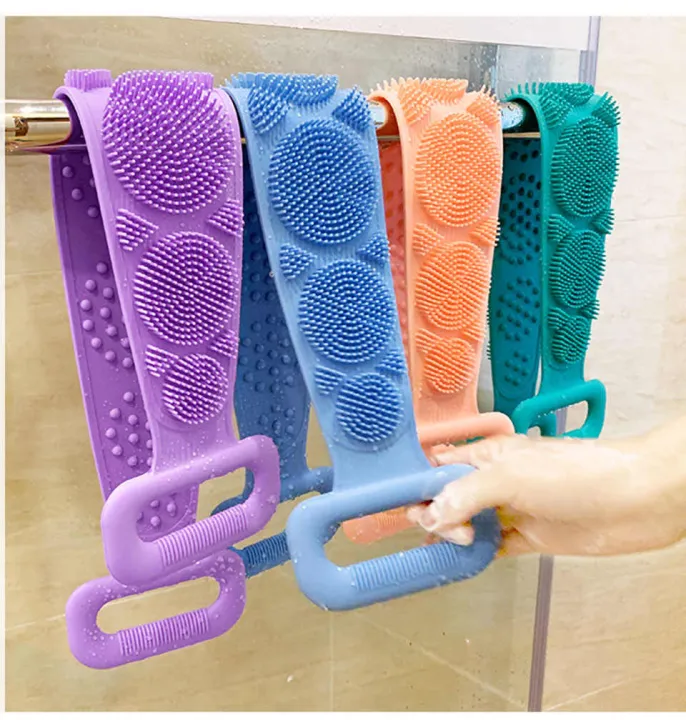 A&H%20Store%20Back%20Scrubber%20for%20Shower%20Silicone%20Body%20Brush%2030%20inches/76%20cm%20Extra%20Long%20Exfoliating%20Body%20Scrubber%20With%20Handle%20for%20Men%20and%20Women%20Long%20Lasting%20and%20Easy%20to%20Clean%20-%20Image%205