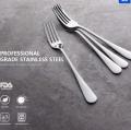 Dinner Forks Set of 12 - Heavy-duty Stainless Steel, Restaurant & Hotel Quality, 8 inches. 