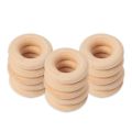 150 Pcs 25 Mm/1 Inch Wooden Craft Ring Unfinished Wooden Rings Circle Wood Pendant Connectors for DIY Projects. 