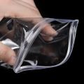 Transparent Small Ziplock Plastic Bags Jewelry Reclosable Storage Bag Packaging Clear PVC Self Sealing Pouches. 