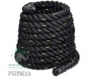Battle Rope, 50 MM Diameter Poly Dacron 12M Length Exercise Equipment for Home Gym & Outdoor Workout, Battle Rope. 