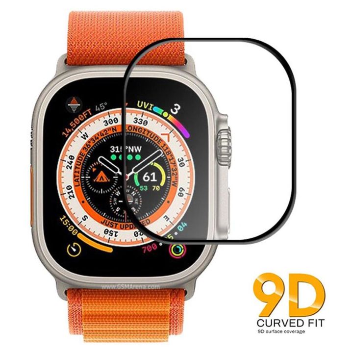 49mm Tempered Glass Screen Protector HD Film for iWatch Ultra and Ultra 2