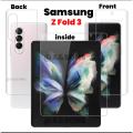 Samsung Galaxy Z Fold 3 Screen protector Front and Back And Inner Full Screen Hydrogel Film Jelly Protector for Samsung Galaxy Z Fold 3. 