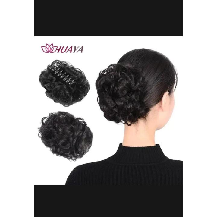 New catcher jura wig puff clip-color black