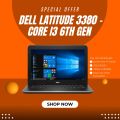 Dell Latitude 3380 - Core i3 6th Gen - 4GB RAM - 128GB SSD - 13.3" HD LED - Windows 10 - Slim & Durable Design. 