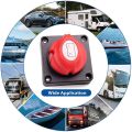 Battery Disconnect Switch Master Cut Shut Off Switch 12V 24V 48V for Marine Boat RV Waterproof Battery Isolator Switch. 