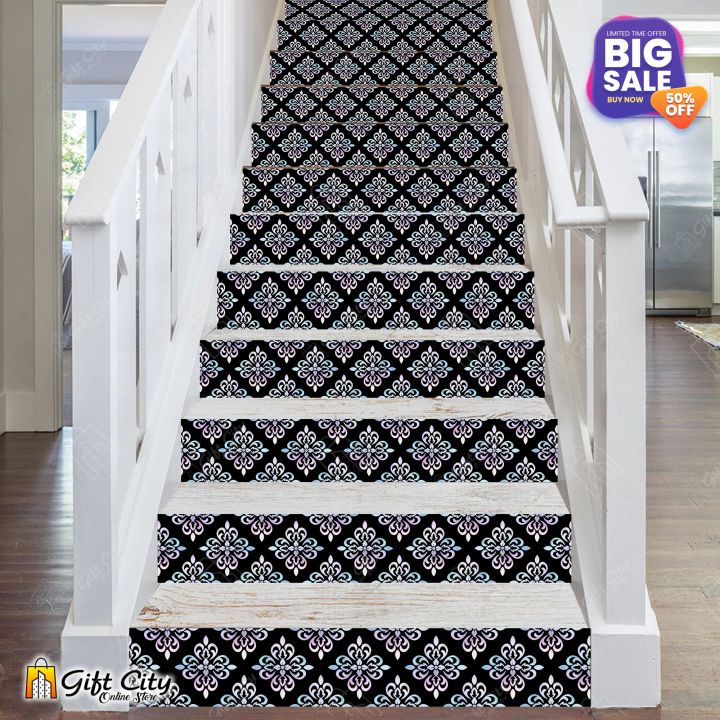 Gift%20City%20Presents%20Flower%20Silver%20Foil%20Tile%20Stickers%20Multiple%20Quantity%20-%2012x12%20cm%20Pattern%20Design%20Wall%20Decorative%20Bathroom,%20Kitchen%20Sticker%20Wall%20Wallpaper%20Border%20Decoration%20-%20Image%206