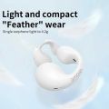 Timack® Newest air buds Bone Conduction Bluetooth Earphone Earring Wireless Earbuds Ear Clip Headphones Sound Earcuffs Sport Headset  Ear Hook With Mic For Ambie. 