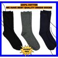 Men's Classic Cotton Dress Socks Thin Lightweight for Office Business Non-binding Comfortable Casual Crew Socks Pack of 3 - 6. 