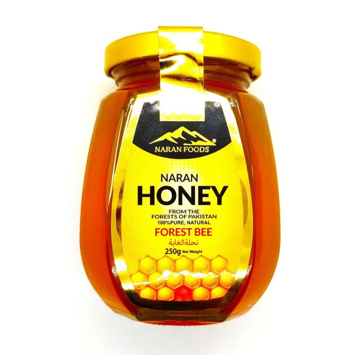 Naran Forest Bee Honey 250 g Glass Jar From the Forests of Pakistan