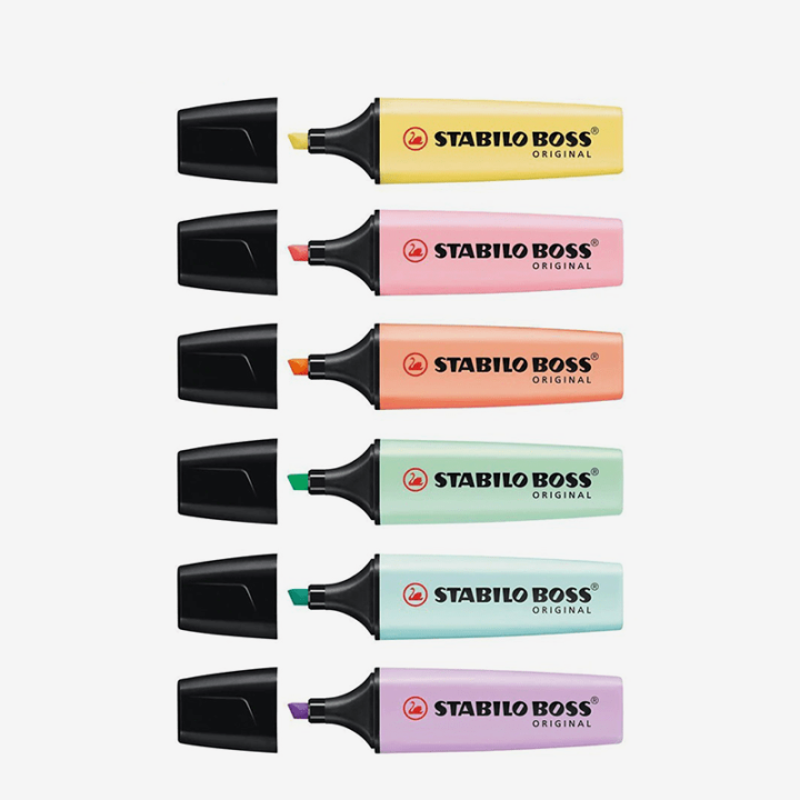 Stabilo Boss Original Highlighter 5mm and cute stationery and Girls stationery and school stationer and stylish highlighters and fancy highlighter and best highlighter (1pcs)
