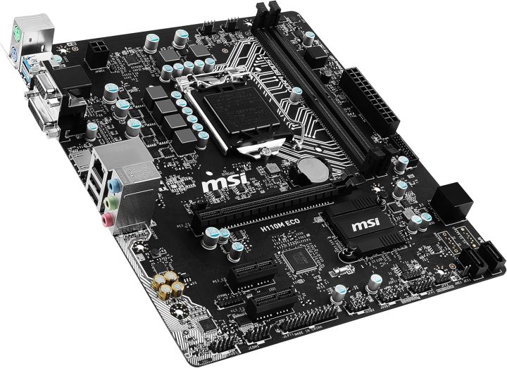 MSi H110M ECO Motherboard, 6th, 7th Gen Supported
