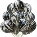 Marble Balloons | Pack of 5 Marble Agate Balloons Colorful Cloud Latex Balloon Wedding Decoration Birthday Party Balloon Marble latex balloons Import quality in 5 colours. 