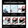 Helmet Clear Rainproof Anti-Fog Patch Film Universal Motorcycle Helmet Lens Film. 