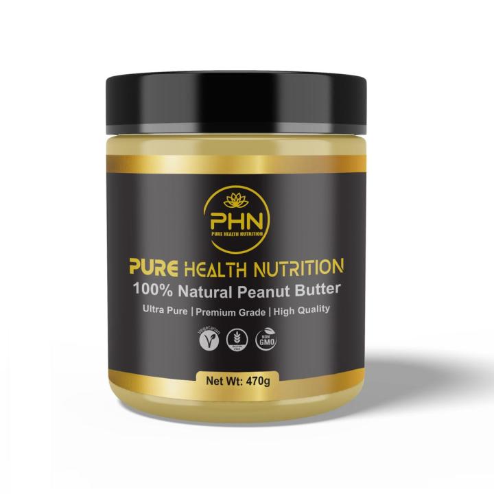 Peanut Butter (100% Natural & High in Protein) by PHN