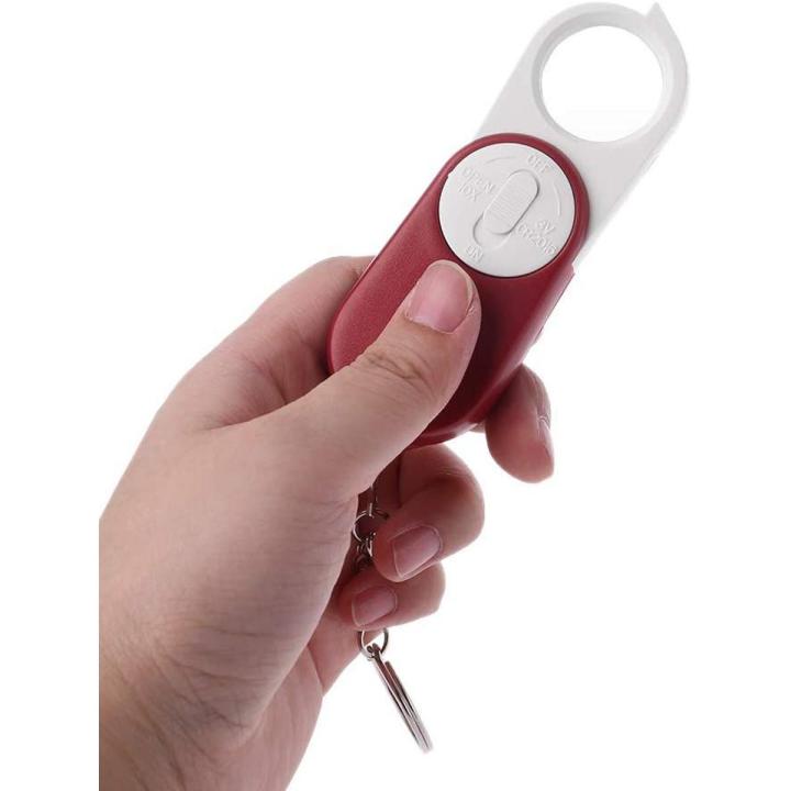 Keychain Magnifier Folding 10X Read Magnifying Glass with Illuminant LED Light LED Handheld Key chain Magnifier Glass