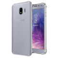 Samsung Galaxy J4 Soft Silicone TPU Transparent Back Cover With Camera Protection. 
