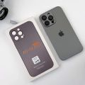 Luxury Titanium Alloy Frame Phone Case With Lens Protection For iPhone 13 Pro Max Plus Anti-Fingerprints Cover. 