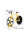 Pizza Cutter Cycle- Yellow Black. 