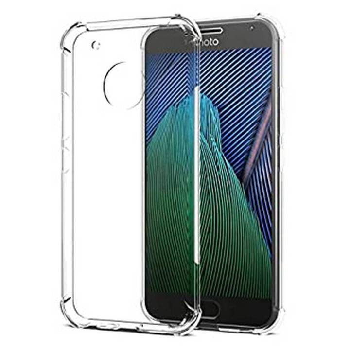 Motorola Moto G5 Back Cover Transparent Extra Bumper Anti Shock Soft Crystal Clear Case Cover For Motorola Moto G5