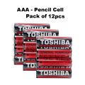 Toshiba Red General Purpose cell 1.5 Volt | Original Toshiba cell battery for Toys & Games Aa Pencil cell - Remote cell Aaa battery for Camera Accessories AA cells AAA cells. 