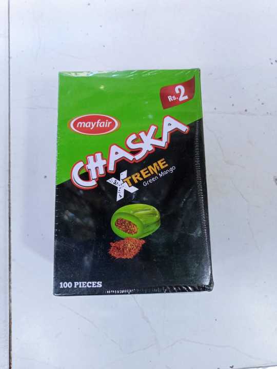 Chaska Green Mango Candy (100 PCs Box)