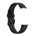 For Fitbit Luxe Silicone Color Buckle Watch Band, Size:S(White). 