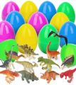 10 Pcs Filled Easter Eggs And Dinosaur Prefilled TOY FOR KIDS. 