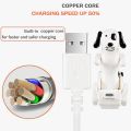 USB Cable Funny Humping Dog Charger for iPhone 13/12/11 and More, Moving Spotty Dog Fast Charger USB Cable. 