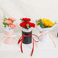 Multifunctional Exquisite Flower Bucket Paper Round Reusable Flower Gift Box for Home. 