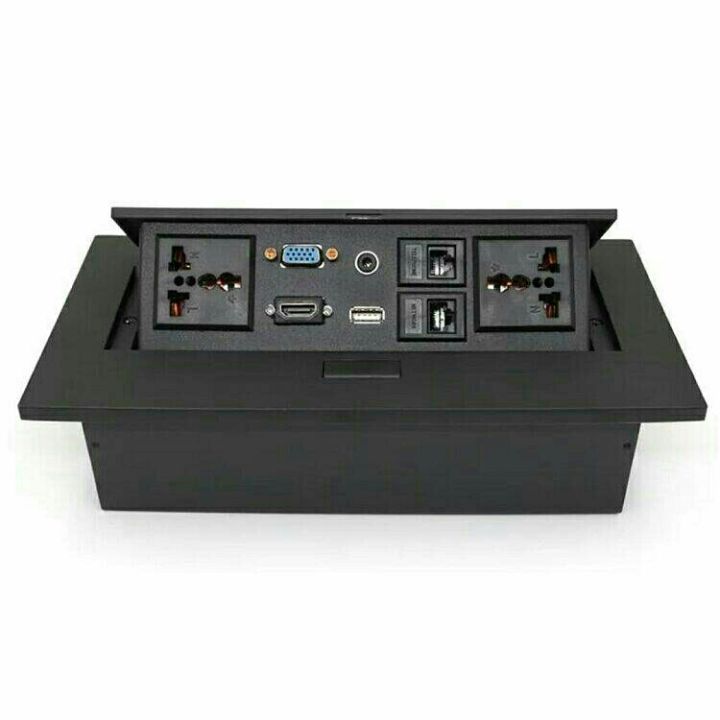 Multi%20Function%20Switch%20Socket%20Pop-up%20Technology%20Box%20for%20table,%20Desktop%20Pop%20up%20Socket%20with%20two%20universal%20power%20socket,%20network%20port%20,%20telephone%20port%20HDMI,%20VGA%20&%20USB%20-%20Image%207