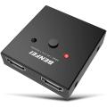 HDMI Switch, BENFEI 4K@60Hz HDMI Switcher 2 Input 1 Output, 1 Input 2 Output, Supports 4K 3D HD 1080P Compatible for Firestick, Xbox PS4  HDTV. 