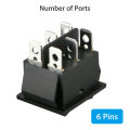【FOOT SOFA】DPDT Double Pole/Throw On-Off-On Momentary Latching Rocker Switch For Car Parts. 