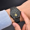 Curdden Watches Mens S Stainless Steel Gold Quartz Wristwatch Montre Homme Relogios Masculinos. 