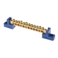 6*9 4/6/8/10/12 Holes Electrical Connector Distribution Box Neutral Terminal Rail Terminal Block High Bridge Type Ground Bar Eatop. 