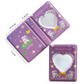 Kawaii Photo Binder Album 3 Inch Love Heart Hollow Kpop Binder now protect your fav kpop idols photocard in cute Binder 20 sheet per page 2 side. 