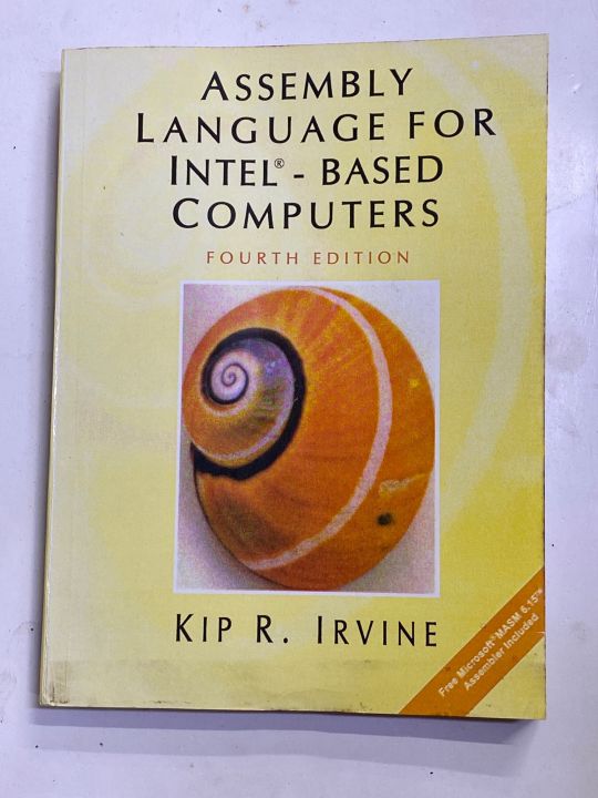 ASSEMBLY LANGUAGE FOR INTEL BASED COMPUTER 4th EDITION BY KIP R. Irvine ...