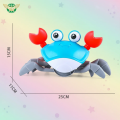 Remote Control Crawling Crab with Music and Light Early Educational Baby Toy. 