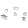 Magnetic Cube 216pcs 5mm Magnets Balls, Magnetic Sculpture Holders Square Cube Balls, Stress Relief Magic Cubes,  Puzzle Educational Toys. 