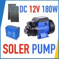 German Technology Solar DC Mono Black Pump: Best-Working 12V 180W Surface & Submersible Battery Water Pump". 