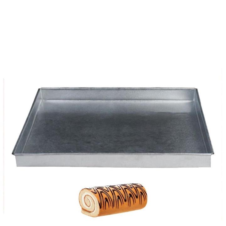 High-Quality Swiss Roll Baking Tray Rectangle 12 X 16 Inch Steel