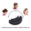 HD Quality 3 PCS Bangs Increase The Cushion To Make A Fluffy Look Hair Style Pull Maker Putt Comb Sponge Backcombing Volume Increase Puff Extension. 